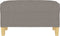 vidaXL - Voetenbank - 70x55x41 - cm - stof - taupe
