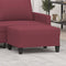 vidaXL - Voetenbank - 70x55x41 - cm - stof - wijnrood