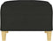 vidaXL - Voetenbank - 70x55x41 - cm - stof - zwart