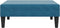 vidaXL - Voetenbank - 77x55x31 - cm - fluweel - blauw
