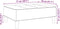 vidaXL - Voetenbank - 77x55x31 - cm - fluweel - blauw