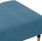 vidaXL - Voetenbank - 77x55x31 - cm - fluweel - blauw