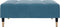 vidaXL - Voetenbank - 77x55x31 - cm - fluweel - blauw