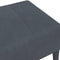 vidaXL - Voetenbank - 77x55x31 - cm - fluweel - donkergrijs