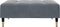 vidaXL - Voetenbank - 77x55x31 - cm - fluweel - donkergrijs