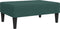 vidaXL - Voetenbank - 77x55x31 - cm - fluweel - donkergroen