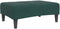 vidaXL - Voetenbank - 77x55x31 - cm - fluweel - donkergroen