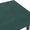 vidaXL - Voetenbank - 77x55x31 - cm - fluweel - donkergroen