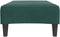 vidaXL - Voetenbank - 77x55x31 - cm - fluweel - donkergroen