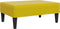 vidaXL - Voetenbank - 77x55x31 - cm - fluweel - geel