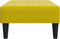 vidaXL - Voetenbank - 77x55x31 - cm - fluweel - geel