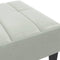 vidaXL - Voetenbank - 77x55x31 - cm - fluweel - lichtgrijs