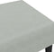 vidaXL - Voetenbank - 77x55x31 - cm - fluweel - lichtgrijs
