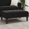 vidaXL - Voetenbank - 77x55x31 - cm - fluweel - zwart