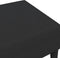 vidaXL - Voetenbank - 77x55x31 - cm - fluweel - zwart