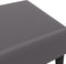 vidaXL - Voetenbank - 77x55x31 - cm - kunstleer - grijs