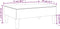 vidaXL - Voetenbank - 77x55x31 - cm - kunstleer - zwart
