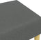 vidaXL - Voetenbank - 77x55x31 - cm - stof - donkergrijs