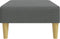 vidaXL - Voetenbank - 77x55x31 - cm - stof - donkergrijs