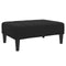vidaXL - Voetenbank - 77x55x31 - cm - stof - zwart