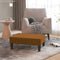 vidaXL - Voetenbank - 78x56x32 - cm - fluweel - bruin