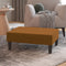 vidaXL - Voetenbank - 78x56x32 - cm - fluweel - bruin