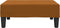vidaXL - Voetenbank - 78x56x32 - cm - fluweel - bruin