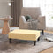 vidaXL - Voetenbank - 78x56x32 - cm - fluweel - crèmekleurig