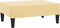 vidaXL - Voetenbank - 78x56x32 - cm - fluweel - crèmekleurig
