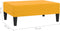 vidaXL - Voetenbank - 78x56x32 - cm - fluweel - geel