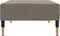 vidaXL - Voetenbank - 78x56x32 - cm - fluweel - lichtgrijs