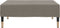 vidaXL - Voetenbank - 78x56x32 - cm - fluweel - lichtgrijs