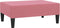 vidaXL - Voetenbank - 78x56x32 - cm - fluweel - roze