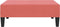 vidaXL - Voetenbank - 78x56x32 - cm - fluweel - roze