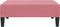 vidaXL - Voetenbank - 78x56x32 - cm - fluweel - roze