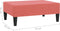 vidaXL - Voetenbank - 78x56x32 - cm - fluweel - roze