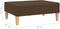 vidaXL - Voetenbank - 78x56x32 - cm - stof - bruin