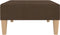 vidaXL - Voetenbank - 78x56x32 - cm - stof - bruin