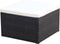 vidaXL - Voetenbank/poef - bruin - 53x53x30 - cm - poly - rattan
