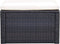 vidaXL - Voetenbank/poef - bruin - 53x53x30 - cm - poly - rattan