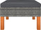vidaXL - Voetenbank - poly - rattan - en - massief - eucalyptushout