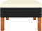 vidaXL - Voetenbank - poly - rattan - en - massief - eucalyptushout