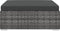 vidaXL - Voetensteun - 1 - st - met - kussen - poly - rattan - bruin