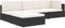 vidaXL - Voetensteun - 1 - st - met - kussen - poly - rattan - bruin