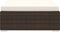 vidaXL - Voetensteun - 1 - st - met - kussen - poly - rattan - bruin