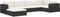 vidaXL - Voetensteun - 1 - st - met - kussen - poly - rattan - bruin