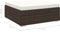 vidaXL - Voetensteun - 1 - st - met - kussen - poly - rattan - grijs