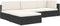 vidaXL - Voetensteun - 1 - st - met - kussen - poly - rattan - grijs
