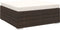 vidaXL - Voetensteun - 1 - st - met - kussen - poly - rattan - grijs