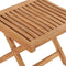 vidaXL - Voetensteun - inklapbaar - 46,5x49x41,5 - cm - massief - teakhout